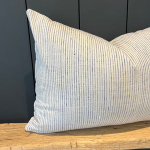 Carter - Blue and White Lumbar Pillow