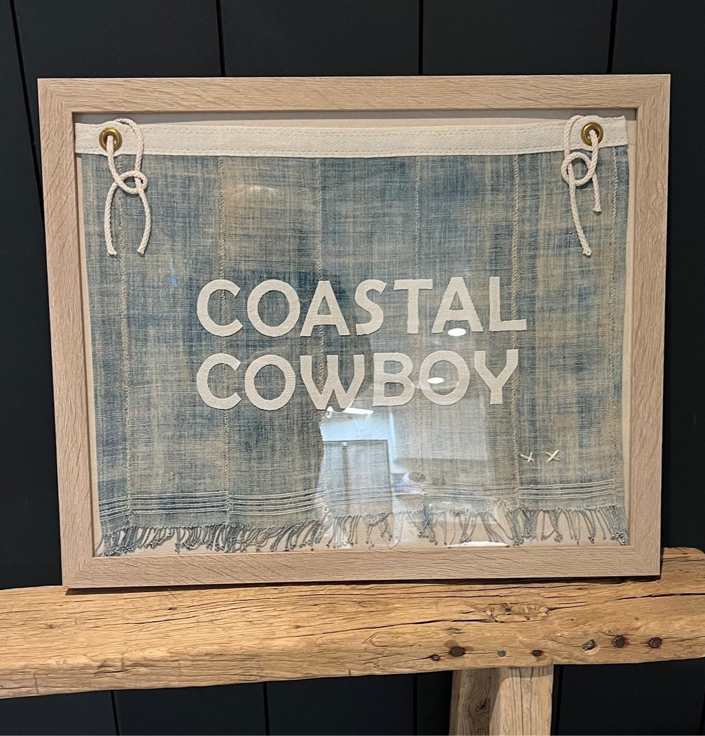 Coastal Cowboy / Cowgirl Banner Style Flag