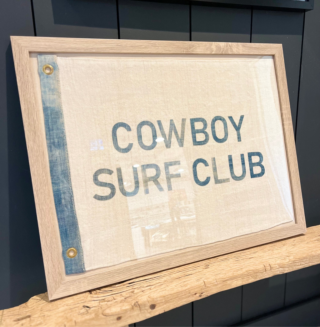 Cowboy Surf Club Banner Style Flag