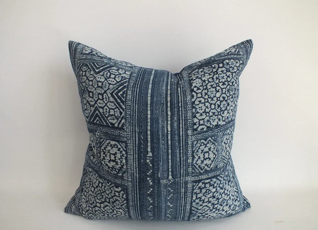 "Bali" Vintage Batik Pillow - Bird + Belle