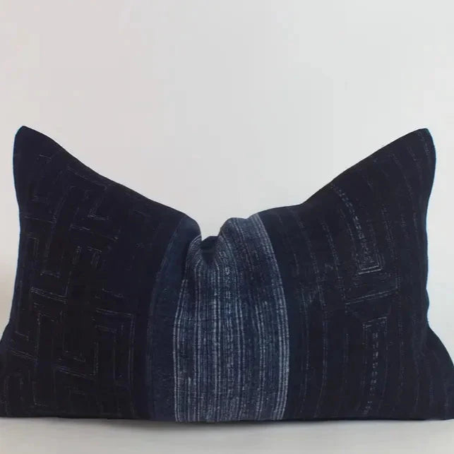 "Oliver" Vintage Hmong Lumbar Pillow - Bird + Belle