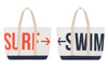 SURF / SWIM CANVAS BEACH TOTE