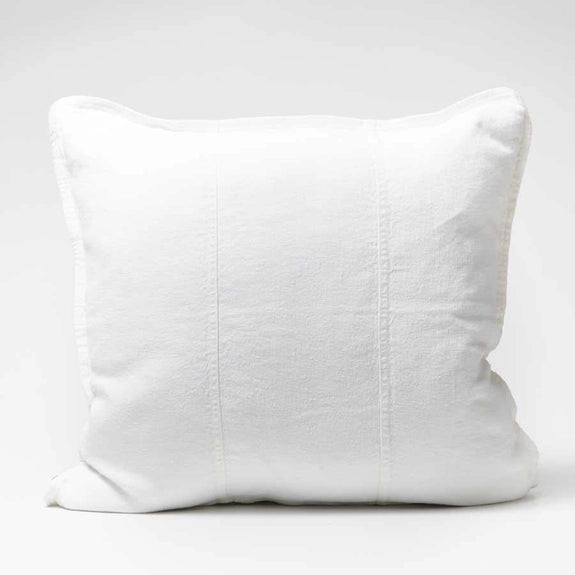 BB - Liam White Linen Pillow - Bird + Belle