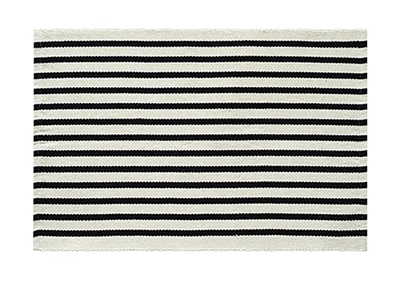 BB - Striped Cotton Throw Rug -24 x 51" - Bird + Belle