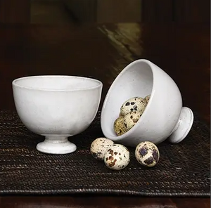 Maya Ceramic Footed Bowl, Sm. - Bird + Belle
