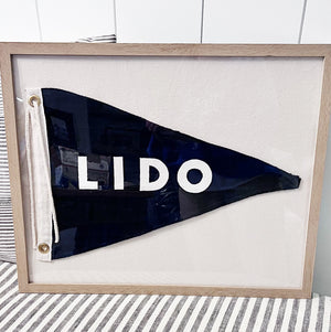 'LIDO' Pennant Style Flag - Bird + Belle