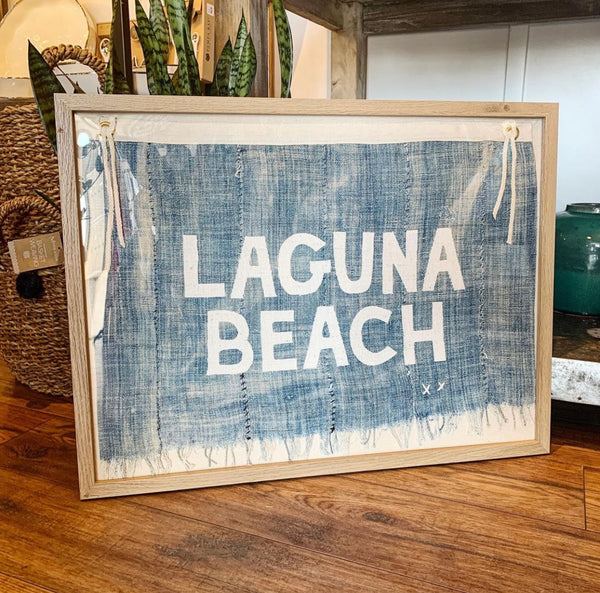 Laguna Beach Flag with Wedding Date