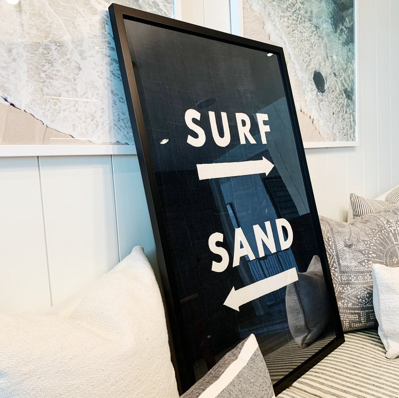 Surf + Sand Textile Artwork, Oversized - Bird + Belle